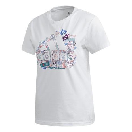 アディダス Adidas Mh Bos イラスト Tシャツ Glr78 Fj5024 オンライン価格 レディース Supersportsxebio Paypayモール店 通販 Paypayモール