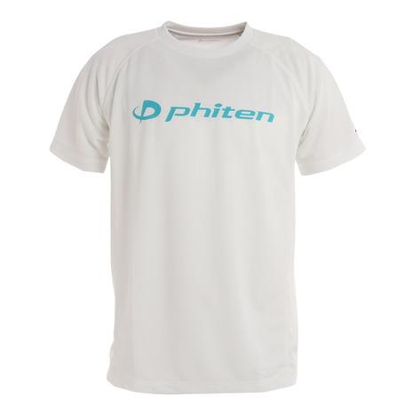 ファイテン（PHITEN）（メンズ、レディース） バレーボールウェア RAKUシャツスムースドライ 半袖Tシャツ 3120JG39 TQ/LM｜supersportsxebio｜03