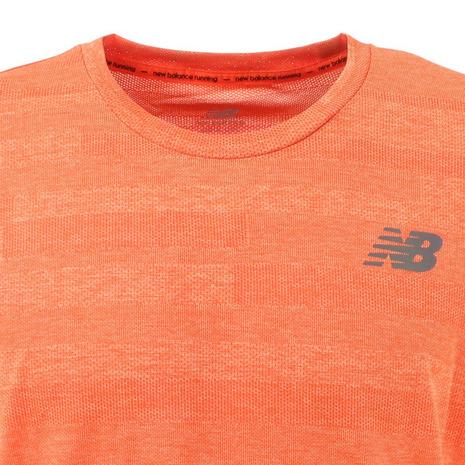 おすすめネット ニューバランス New Balance ランニング ランニングウェア メンズ Tシャツ 半袖 Q Speed ジャガード ショートスリーブ Amtdh1 ナイトラン Roadmap Socialenterprises Net