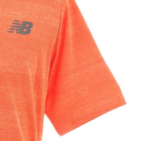 おすすめネット ニューバランス New Balance ランニング ランニングウェア メンズ Tシャツ 半袖 Q Speed ジャガード ショートスリーブ Amtdh1 ナイトラン Roadmap Socialenterprises Net