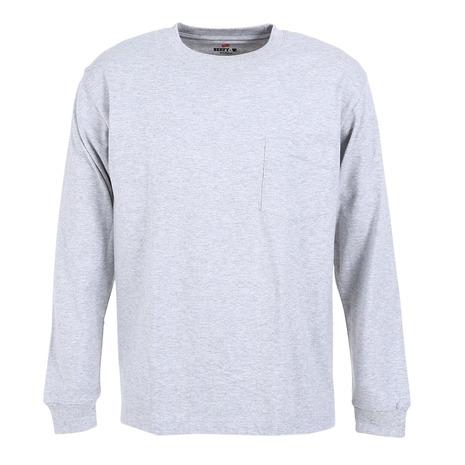 Hanes（ヘインズ） （メンズ）Tシャツ メンズ 長袖 ロンT ビーフィー