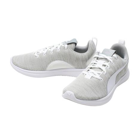 プーマ Puma スニーカー ソフトライド バイタル クリーン 02 スポーツシューズ グレー レディース Supersportsxebio Paypayモール店 通販 Paypayモール