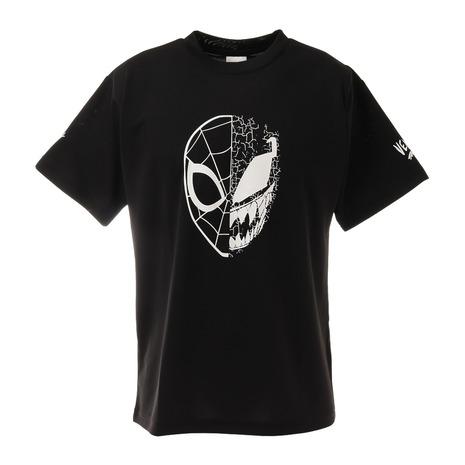 マーベル MARVEL スパイダーマンamp;ヴェノム 半袖Tシャツ DS0212004 オーバーのアイテム取扱☆ メンズ 全商品オープニング価格 バスケットボールウェア