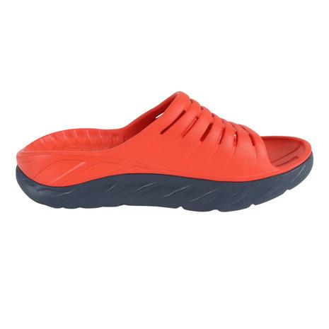 ホカ（HOKA）（メンズ）スポーツサンダル オラ リカバリー スライド レッド 1099673-FORB シャワーサンダル スリッパ レジャー 夏｜supersportsxebio｜07