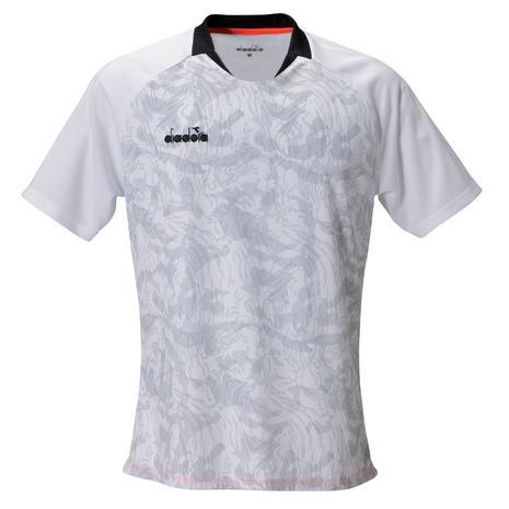 信頼 ディアドラ diadora サッカー ウェア メンズ 新商品 DFP0553-90 プラクティスシャツ PRB Tシャツ 半袖