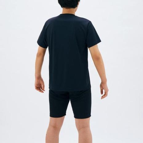 ミズノ（MIZUNO）（メンズ、レディース）Tシャツ 半袖 メンズ ナビドライ 32MA119090 カットソー 黒｜supersportsxebio｜02