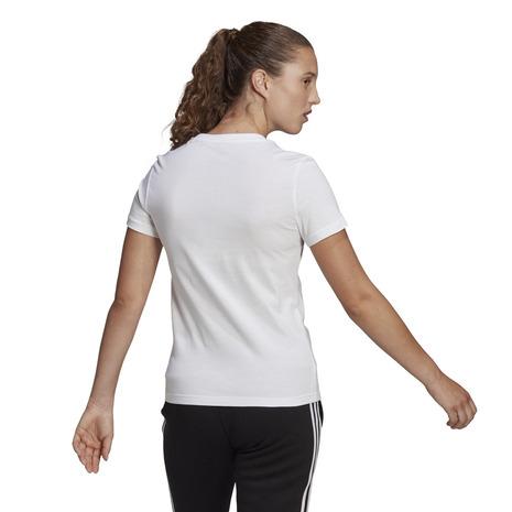 アディダス（adidas）（レディース）Tシャツ レディース 半袖 ラウンジウェア エッセンシャルズ スリム ロゴ 28869-GL0768 GL0769 IC0629 ID0034｜supersportsxebio｜02