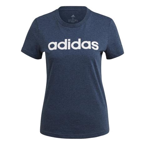 アディダス Adidas Tシャツ レディース 半袖 ラウンジウェア エッセンシャルズ スリム ロゴtシャツ 269 Gl0774 ハイクオリティ
