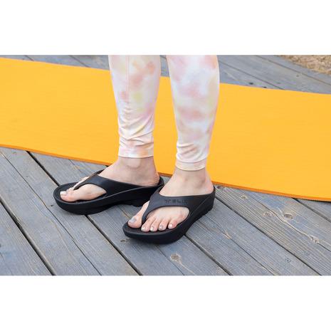 テリック（TELIC）（メンズ、レディース）スポーツサンダル W-FLIPFLOP BLK ブラック 鼻緒付き シャワーサンダル リカバリー レジャー ビーチ プール 厚底｜supersportsxebio｜08