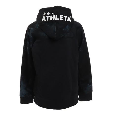 アスレタ(ATHLETA) ジュニア 防風スウェット ジップ パーカー 3355J BLK (キッズ)|supersportsxebio|02