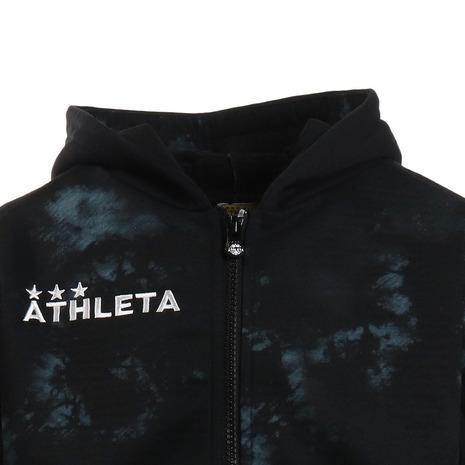 アスレタ(ATHLETA) ジュニア 防風スウェット ジップ パーカー 3355J BLK (キッズ)|supersportsxebio|03