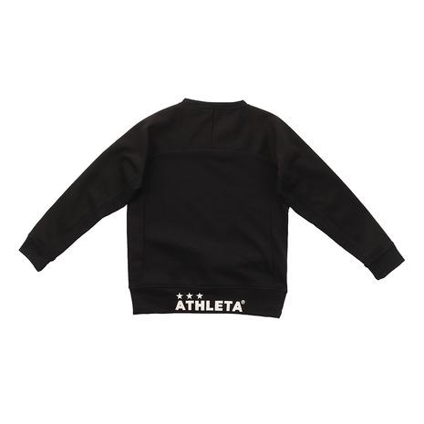 アスレタ（ATHLETA）（キッズ）サッカー フットサルウェア ジュニア 防風スウェットシャツ 3357J BLKX｜supersportsxebio｜02