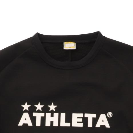 アスレタ（ATHLETA）（キッズ）サッカー フットサルウェア ジュニア 防風スウェットシャツ 3357J BLKX｜supersportsxebio｜04