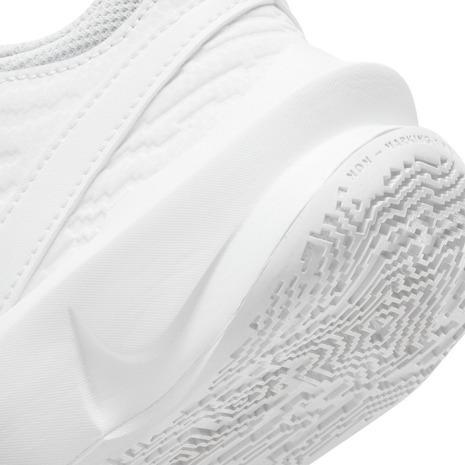 おしゃれ ナイキ Nike ジュニア バスケットシューズ バッシュ チーム ハッスル D 10 Gs Cw6735 101 白 キッズ Wantannas Go Id