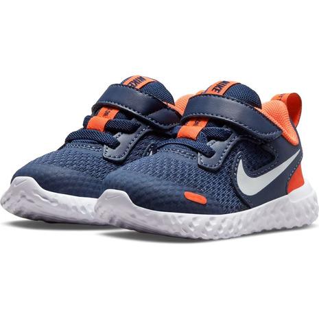 ナイキ Nike ジュニアスポーツシューズ ベルクロ ベルト付き スニーカー レボリューション 5 Bq5673 410 キッズ Supersportsxebio Paypayモール店 通販 Paypayモール