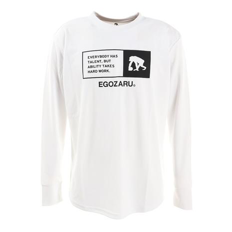 エゴザル(EGOZARU) バスケットボールウェア スクエアプリント ロングTシャツ EZLT-F2108-025 (メンズ)