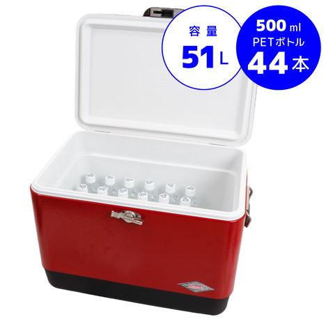 新品未使用!!コールマン スチールベルトクーラー 54QT レッド 