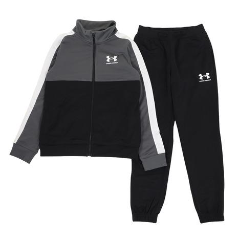 アンダーアーマー（UNDER ARMOUR）（キッズ）ジュニア ジャージ 上下セット CBLOCK KNIT トレーニングスーツ キッズ 1373978 001｜supersportsxebio｜07