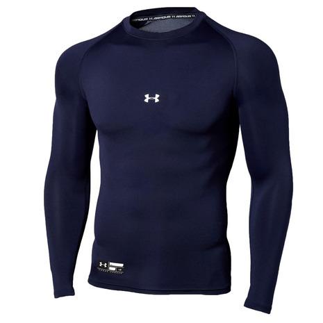 アンダーアーマー（UNDER ARMOUR）（メンズ） アンダーシャツ ヒートギアアーマー コンプレッション ロングスリーブ クルー 1358646｜supersportsxebio｜02