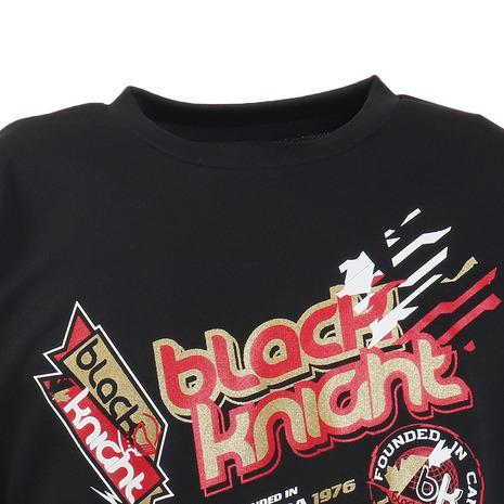 ブラックナイト(blackknight) バドミントンウェア ロングTシャツ T-1212-BLK (メンズ、レディース)|supersportsxebio|03