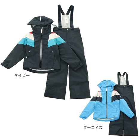 デサント DESCENTE キッズスキーウェア 上下セット 130 防水 撥水