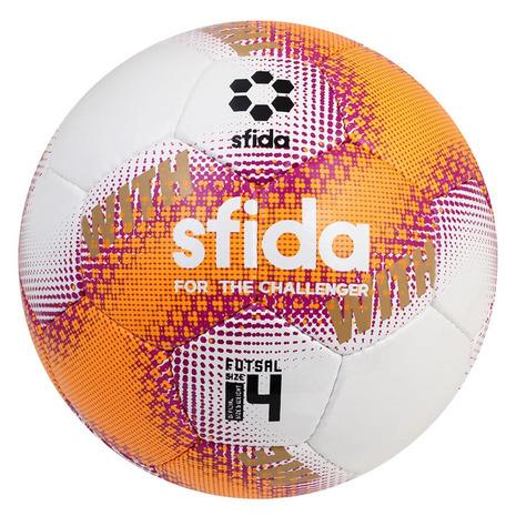 高い素材 スフィーダ Sfida フットサルボール 4号球 Infinito Cheater Zx 4 Sb 22ic01 Wh Or メンズ レディース