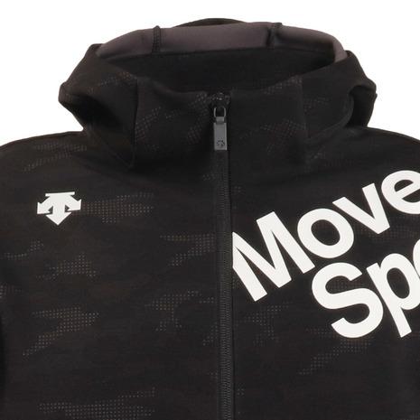 デサント(DESCENTE) S.F.TECH ダブルフェイス フーデッドジャケット DMMSJF22 BK (メンズ)|supersportsxebio|03