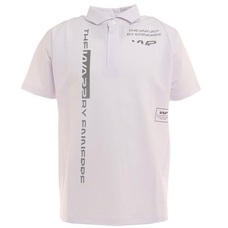 人気が高い ザ・ワープ・バイ・エネーレ（The Warp By Ennerre） ゴルフウェア グラフィックジップポロシャツ WG5MTG10 WHT （メンズ） シャツ