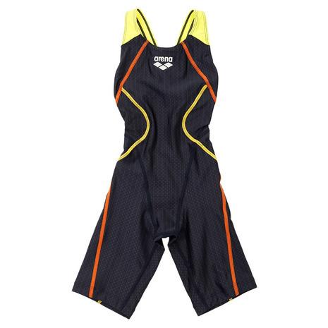 アリーナ(ARENA) 水着 ガールズ 女児 ジュニアハーフスパッツ 競泳 一体型 ネイビー ARN-0050WJ NVYL (キッズ)|SuperSportsXEBIO PayPayモール店|01