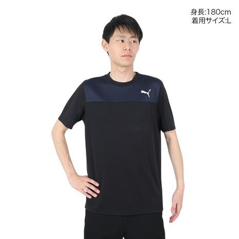 プーマ（PUMA）（メンズ） 接触冷感 ドライ 速乾 DRY+C カラーブロック 半袖Tシャツ 522291 43｜supersportsxebio｜03