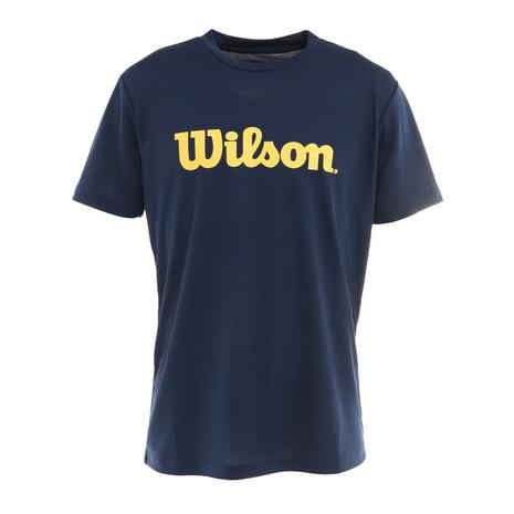 ウイルソン（Wilson） テニスウェア ビッグロゴドライTシャツ 412240-NV （メンズ）