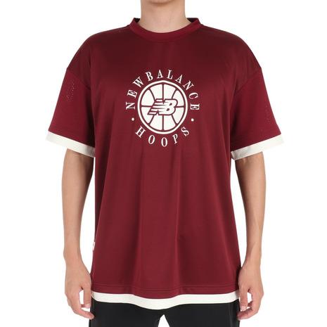 ニューバランス（new balance）（メンズ） バスケットボールウェア Logo Layerd 半袖Tシャツ AMT25058｜supersportsxebio｜02