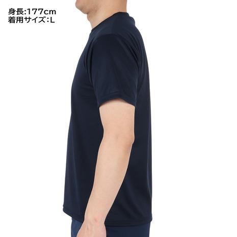 デサント（DESCENTE）（メンズ） Tシャツ 半袖 メンズ 吸汗速乾 ワンポイントシンプル 白 ホワイト ハーフスリーブシャツ DMC-5801B｜supersportsxebio｜06