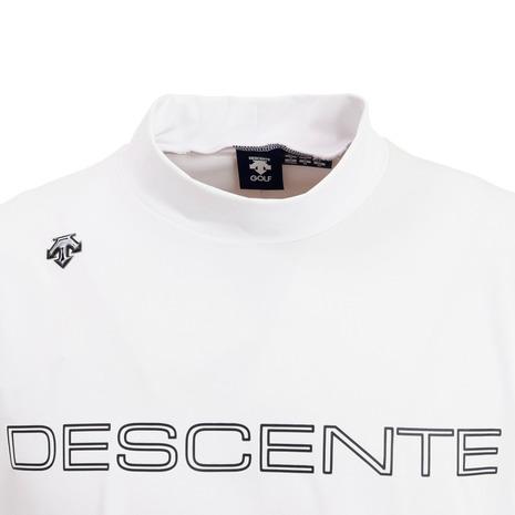 デサントゴルフ（DESCENTEGOLF）（メンズ） ゴルフウェア 吸汗速乾 UVカット 高通気 モックネック半袖Tシャツ DGMTJA00XB OR00｜supersportsxebio｜09