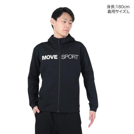 デサント（DESCENTE）（メンズ）ジャージ メンズ S.F.TECH フーデッドジャケット DMMTJF11 BK｜supersportsxebio｜02