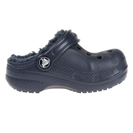 クロックス（crocs）（キッズ）ジュニアサンダル バヤ ラインド クロッグ トドラー ネイビー 207501-463-2022 ボア レジャー アウトドア サボサンダル｜supersportsxebio｜07