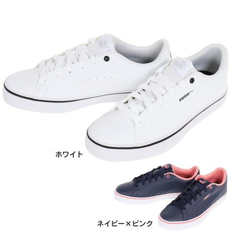 PUMA プーマ(PUMA)(レディース)レディース スニーカー 白 紺 PUMA プーマ(PUMA)(レディース)レディース スニーカー 白 紺