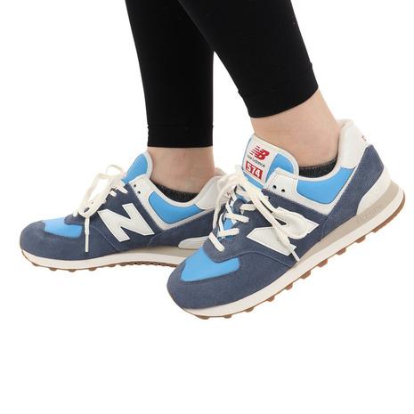 ニューバランス New Balance 574 ネイビー ブルー U574ra2 D スニーカー スポーツシューズ カジュアル スエード カラフル 通学 学生 運動 靴 メンズ Supersportsxebio Yahoo 店 通販 Yahoo ショッピング