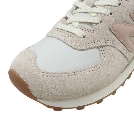 ニューバランス(new balance) 574 ライトグレー ピンク U574RE2 D スニーカー スポーツシューズ カジュアル スエード クッション レトロ 靴 (レディース)|supersportsxebio|04