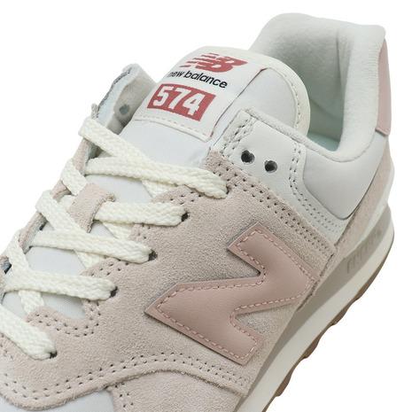 ニューバランス(new balance) 574 ライトグレー ピンク U574RE2 D スニーカー スポーツシューズ カジュアル スエード クッション レトロ 靴 (レディース)|supersportsxebio|05