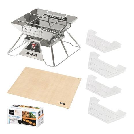 新品未開封】ロゴス ピラミッドTAKIBI L 薪ばさみ・保護カバーセット