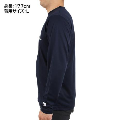 ウイルソン（Wilson）（メンズ）テニスウェア Wilson長袖スタンダードTシャツ 442205｜supersportsxebio｜08