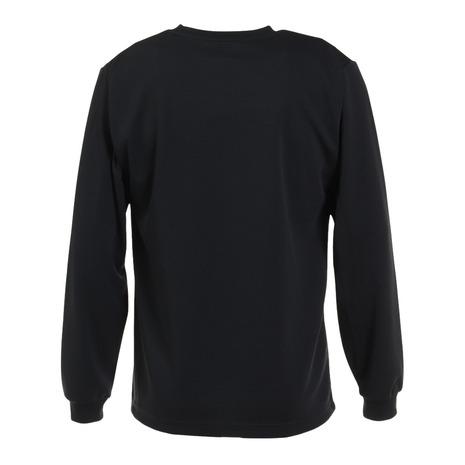 ブラックナイト(blackknight) バドミントンウェア ドライ ロングTシャツ T-2242-BLA (メンズ、レディース)|supersportsxebio|03