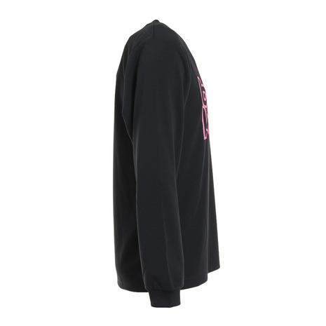 ブラックナイト(blackknight) バドミントンウェア ドライ ロングTシャツ T-2242-BLA (メンズ、レディース)|supersportsxebio|04