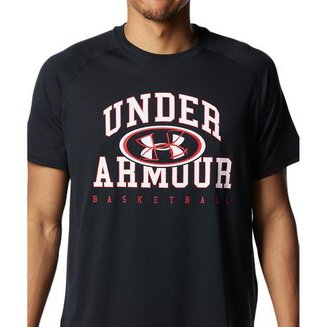 アンダーアーマー（UNDER ARMOUR）（メンズ）バスケットボールウェア Tech グラフィック 半袖Tシャツ 1378326 001｜supersportsxebio｜04