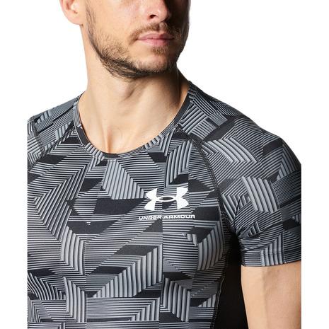 アンダーアーマー（UNDER ARMOUR）（メンズ）半袖シャツ メンズ アイソチル コンプレッション NV 1378345 001 冷感 速乾 ヒートギア(夏向け)｜supersportsxebio｜04