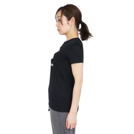 アンダーアーマー（UNDER ARMOUR）（レディース）半袖Tシャツ レディース ライブ グラフィック 1356305 BLK/WHT AT｜supersportsxebio｜03