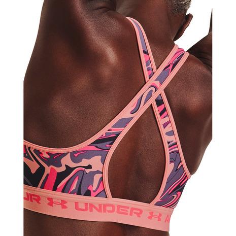 アンダーアーマー（UNDER ARMOUR）（レディース）ブラトップ Crossback Mid Print 1361042 603｜supersportsxebio｜05