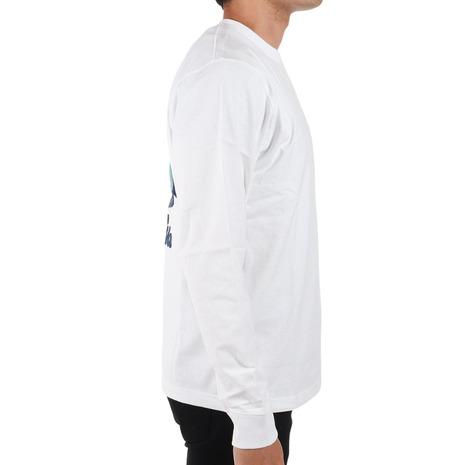 フララニ（Hula Lani）（メンズ）長袖Tシャツ 刺繍ロンティー クジラ 224HU1LT054 WHT｜supersportsxebio｜05