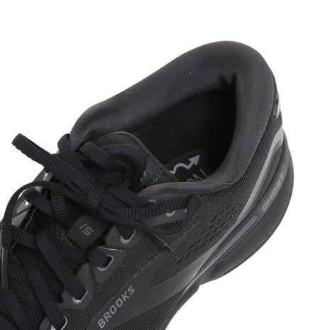 ブルックス（BROOKS）（レディース）ランニングシューズ レディース 黒 ゴースト15 WIDE ブラック BRW3803 BLK スニーカー ジョギングシューズ｜supersportsxebio｜05